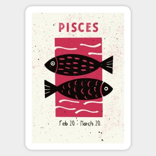 Pisces wall art Sticker